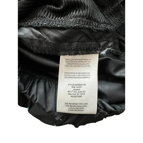 Looney Tunes Members Only Jacket Full Zip Graphic Print Black Blue kids Size 4 - Picture 3 of 5